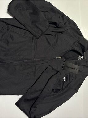 NFINITY Black Full-Zip YXL Jacket